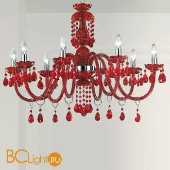 Люстра Masiero Milord 8 VV Red/ ORG/12/RD