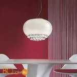 Подвесной светильник Masiero Mir S3 CUT CRYSTAL / WH - Фото 0