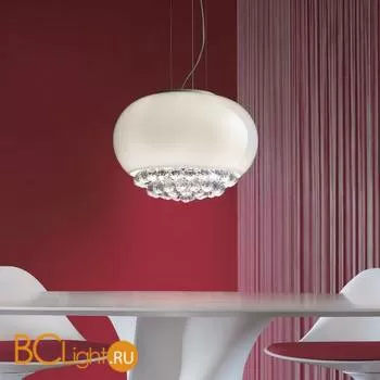 Подвесной светильник Masiero Mir S3 Swarovski ELEMENTS / WH - Фото 0