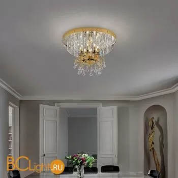 Потолочная люстра Masiero Odessa PL8 90 G03 CUT CRYSTAL