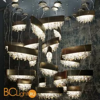 Подвесной светильник Masiero Ola S4 OV 50 G01 amber LED - Фото 0