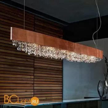 Подвесной светильник Masiero Ola S6 OV 160 F03 STD LIGHT / COLORED GLASS