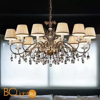 Люстра Masiero Primadonna 12 G01 / PON-BD/16/IV CUT CRYSTAL