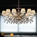 Люстра Masiero Primadonna 12 G01 / PON-BD/16/IV CUT CRYSTAL