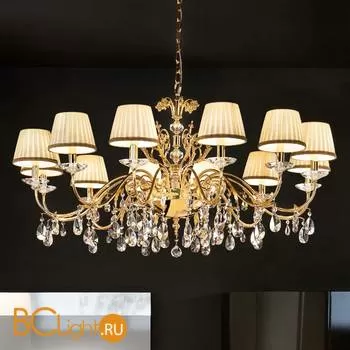 Люстра Masiero Primadonna 12 G03 / PON-BD/16/IV CUT CRYSTAL