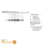 Подвесной светильник Masiero Raqam N6 BASIC BATCH B - MODULO 1 X 16 G04 - Схема