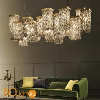 Подвесной светильник Masiero Skyline S20 G14 CUT CRYSTAL