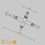 X образный коннектор для системы Axity Maytoni Accessories for system CA008TX-BS - Фото 4