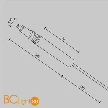 Ввод питания для для системы Axity Maytoni Accessories for system CA002PI-BS - Фото 4