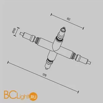 Ввод питания для для системы Axity Maytoni Accessories for system CA008TX-B - Фото 4