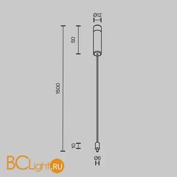 Основание и тросовый подвес для системы Axity Maytoni Accessories for system CA009PM-B - Фото 4