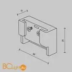 Заглушка для шинопровода Maytoni Accessories for system Parity TRA130BECDuo-B - Фото 2