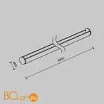 Опорный стержень 3м Parity черный Maytoni Accessories for system Parity TRA130SR-3B - Фото 1