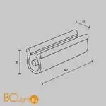 Фиксатор ремня Parity черный, 10 шт в упаковке Maytoni Accessories for system Parity TRA130BF-B - Фото 2