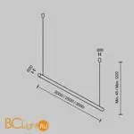 Подвес для опорного стержня Parity черный Maytoni Accessories for system Parity TRA130SWK-B - Фото 1