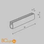 Заглушка Parity черная, 2 шт в упаковке Maytoni Accessories for system Parity TRA130BEC-B - Фото 2