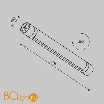 Шинопровод Maytoni Accessories for system Shelf CA012-TRX-300-B - Фото 5