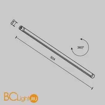 Шинопровод Maytoni Accessories for system Shelf CA012-TRX-900-B - Фото 5