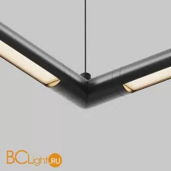 Угловой коннектор без ввода питания Maytoni Accessories for system Shelf CA014CL-B - Фото 1