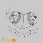 Угловой коннектор без ввода питания Maytoni Accessories for system Shelf CA014CL-B - Фото 6