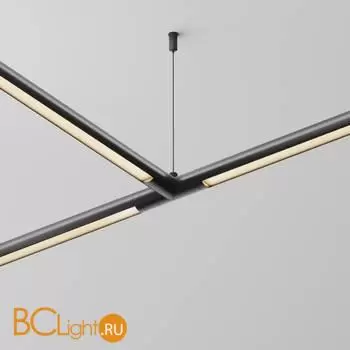 T-образный плоский коннектор без ввода питания Maytoni Accessories for system Shelf CA015TC-B - Фото 0