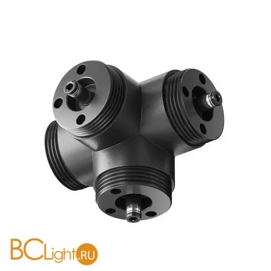 Х-образный вертикальный коннектор без ввода питания Maytoni Accessories for system Shelf CA019L4C-B