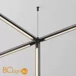 Х-образный вертикальный коннектор без ввода питания Maytoni Accessories for system Shelf CA019L4C-B - Фото 0