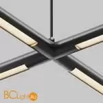 Х-образный вертикальный коннектор с вводом питания Maytoni Accessories for system Shelf CA017TX-P-B - Фото 1