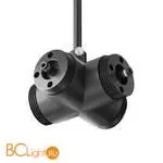 Х-образный вертикальный коннектор с вводом питания Maytoni Accessories for system Shelf CA017TX-P-B