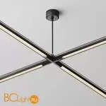 Х-образный вертикальный коннектор с вводом питания Maytoni Accessories for system Shelf CA017TX-P-B - Фото 0