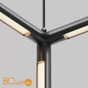 T-образный вертикальный коннектор с вводом питания Maytoni Accessories for system Shelf CA016TC-P-B - Фото 1