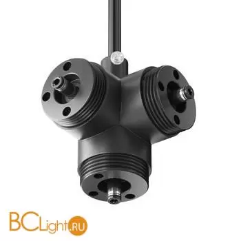 T-образный вертикальный коннектор с вводом питания Maytoni Accessories for system Shelf CA016TC-P-B