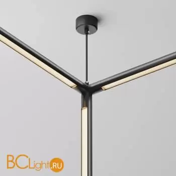 T-образный вертикальный коннектор с вводом питания Maytoni Accessories for system Shelf CA016TC-P-B - Фото 0