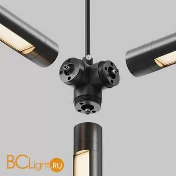 T-образный вертикальный коннектор с вводом питания Maytoni Accessories for system Shelf CA016TC-P-B - Фото 2