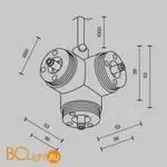 T-образный вертикальный коннектор с вводом питания Maytoni Accessories for system Shelf CA016TC-P-B - Фото 3