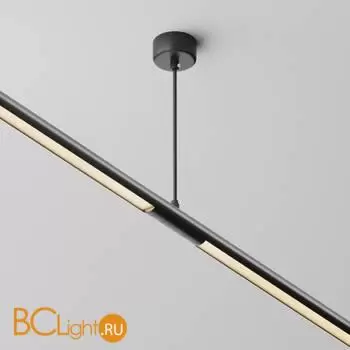 Прямой коннектор с вводом питания Maytoni Accessories for system Shelf CA013IC-P-B - Фото 0