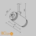 Прямой коннектор с вводом питания Maytoni Accessories for system Shelf CA013IC-P-B - Фото 3