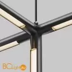 Х-образный вертикальный коннектор с вводом питания Maytoni Accessories for system Shelf CA019L4C-P-B - Фото 1