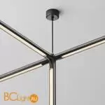 Х-образный вертикальный коннектор с вводом питания Maytoni Accessories for system Shelf CA019L4C-P-B - Фото 0