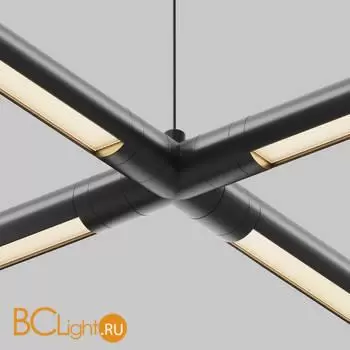 Х-образный вертикальный коннектор для системы Shelf без ввода питания Maytoni Accessories for system CA017TX-B - Фото 1