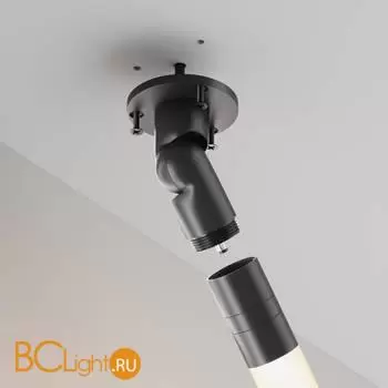 Шарнирное основание для накладного монтажа системы Shelf с вводом питания Maytoni Accessories for system C027CS-P-B - Фото 2