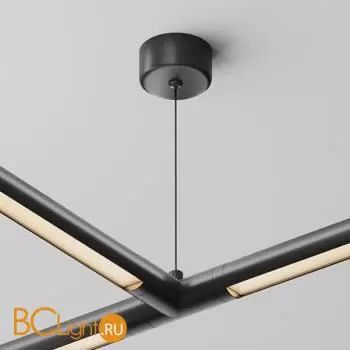 Тросовый подвес 1000мм с потолочной чашей для системы Shelf Maytoni Accessories for system CA029SW-L1000-B - Фото 0