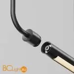 Заглушка для подвесного монтажа системы Shelf без ввода питания с тросом Maytoni Accessories for system CA024PL-B - Фото 2