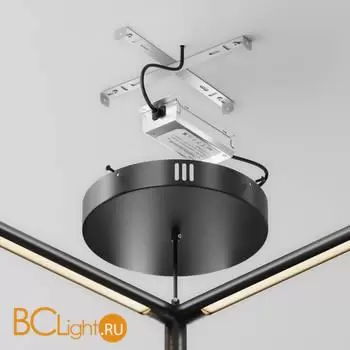 Потолочная чаша для ввода питания с блоком питания системы Shelf Maytoni Accessories for system CA031B-B - Фото 3