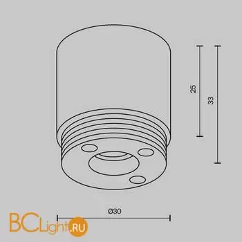 Конечная заглушка для системы Shelf Maytoni Accessories for system CA021EC-B - Фото 3