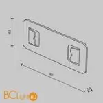 Коннектор шинопровода Maytoni Accessories for tracks Basity new TRA172C-12B - Фото 1