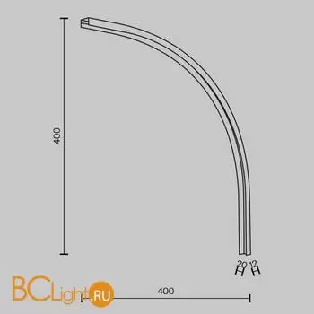 Коннектор шинопровода Maytoni Accessories for tracks Basity new TRA172ICL-R300-11B - Фото 4