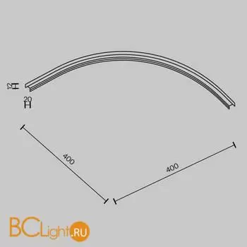 Коннектор шинопровода Maytoni Accessories for tracks Basity new TRA172CL-R300-11B - Фото 4