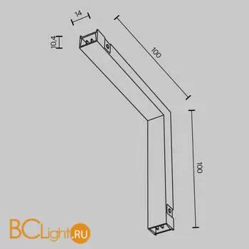 Коннектор шинопровода Maytoni Accessories for tracks Basity new TRA172ICPC-1B - Фото 4
