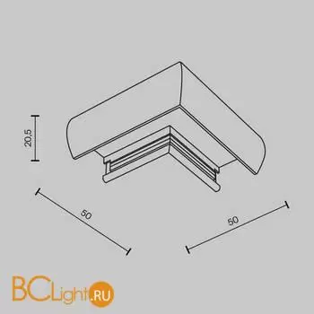 Коннектор шинопровода Maytoni Accessories for tracks Basity new TRA172CL-R-11B - Фото 4